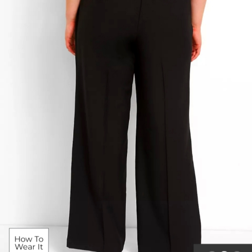 LANE BRYANT 20Reg. BLACK  HIGH RISE SIGNATURE FIT ALLIE  TROUSER/PANTS - Picture 6 of 6